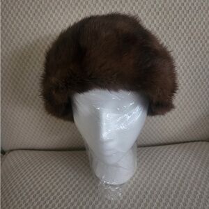 Elegant Brown Fur Hat